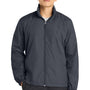 Sport-Tek Mens Water Resistant Full Zip Wind Jacket - Graphite Grey