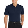 Port Authority Mens Dry Zone Moisture Wicking Short Sleeve Polo Shirt w/ Pocket - River Navy Blue