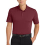 Port Authority Mens Dry Zone Moisture Wicking Short Sleeve Polo Shirt - Burgundy