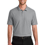 Port Authority Mens Wearever Signature Pique Short Sleeve Polo Shirt - Gusty Grey - COMING SOON