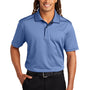 Sport-Tek Mens Dri-Mesh Moisture Wicking Short Sleeve Polo Shirt - Blueberry/Navy Blue - Closeout
