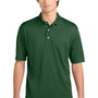 Sport-Tek Mens Dri-Mesh Moisture Wicking Short Sleeve Polo Shirt - Forest Green