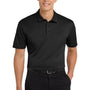 Port Authority Mens Silk Touch Performance Moisture Wicking Short Sleeve Polo Shirt - Black