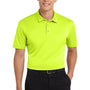 Port Authority Mens Silk Touch Performance Moisture Wicking Short Sleeve Polo Shirt - Neon Yellow