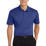 Port Authority Mens Silk Touch Performance Moisture Wicking Short Sleeve Polo Shirt - Royal Blue