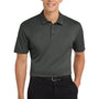Port Authority Mens Silk Touch Performance Moisture Wicking Short Sleeve Polo Shirt - Steel Grey