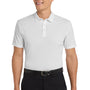 Port Authority Mens Silk Touch Performance Moisture Wicking Short Sleeve Polo Shirt - White