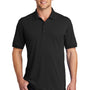 Port Authority Mens 5-1 Performance Moisture Wicking Short Sleeve Polo Shirt - Black - Closeout