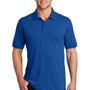 Port Authority Mens 5-1 Performance Moisture Wicking Short Sleeve Polo Shirt - Cobalt Blue - Closeout
