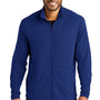 Port Authority Mens Accord Stretch Fleece Moisture Wicking Full Zip Jacket - Royal Blue