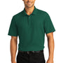 Port Authority Mens React SuperPro Snag Resistant Short Sleeve Polo Shirt - Marine Green - Closeout