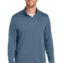 Port Authority Mens Breakwater 1/4 Zip Sweatshirt - Dusk Blue