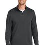 Port Authority Mens Breakwater 1/4 Zip Sweatshirt - Steel Grey