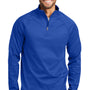 Port Authority Mens C-FREE Cypress Snag Resistant 1/4 Zip Sweatshirt - True Royal Blue