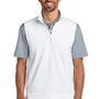 Port Authority Mens C-FREE Double Knit 1/4 Zip Vest - White - NEW