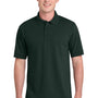 Port & Company Mens Core Stain Resistant Short Sleeve Polo Shirt - Dark Green