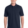 Port & Company Mens Core Stain Resistant Short Sleeve Polo Shirt - Deep Navy Blue