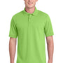 Port & Company Mens Core Stain Resistant Short Sleeve Polo Shirt - Lime Green