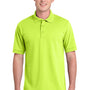 Port & Company Mens Core Stain Resistant Short Sleeve Polo Shirt - Safety Green