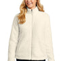Port Authority Womens Cozy Sherpa Fleece Full Zip Jacket - Marshmallow - Closeout