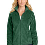 Port Authority Womens Plush Fleece Full Zip Jacket - Dark Green - NEW