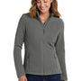 Port Authority Womens Full Zip Fleece Jacket - Deep Smoke Grey