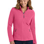 Port Authority Womens Full Zip Fleece Jacket - Blossom Pink