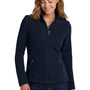Port Authority Womens Full Zip Fleece Jacket - True Navy Blue