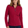Port Authority Womens Full Zip Fleece Jacket - True Red