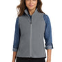 Port Authority Womens Pill Resistant Microfleece Full Zip Vest - Pearl Grey