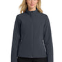 Port Authority Womens Core Wind & Water Resistant Full Zip Jacket - Battleship Grey