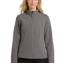 Port Authority Womens Core Wind & Water Resistant Full Zip Jacket - Deep Smoke Grey