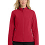 Port Authority Womens Core Wind & Water Resistant Full Zip Jacket - Rich Red