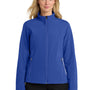 Port Authority Womens Core Wind & Water Resistant Full Zip Jacket - True Royal Blue