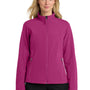 Port Authority Womens Core Wind & Water Resistant Full Zip Jacket - Very Berry