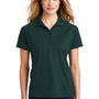 Sport-Tek Womens Dri-Mesh Moisture Wicking Short Sleeve Polo Shirt - Dark Green
