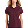 Sport-Tek Womens Dri-Mesh Moisture Wicking Short Sleeve Polo Shirt - Maroon