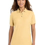 Port Authority Womens Silk Touch Wrinkle Resistant Short Sleeve Polo Shirt - Banana Yellow