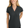 Port Authority Womens Dry Zone Moisture Wicking Short Sleeve Polo Shirt - Battleship Grey