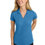Port Authority Womens Dry Zone Moisture Wicking Short Sleeve Polo Shirt - Celadon Blue