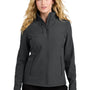 Port Authority Womens C-FREE Core Water Resistant Soft Shell Full Zip Jacket - Steel Grey