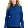 Port Authority Womens C-FREE Core Water Resistant Soft Shell Full Zip Jacket - True Royal Blue