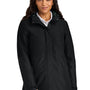 Port Authority Womens Insulated Ripstop Full Zip Hooded Jacket - Deep Black - COMING SOON
