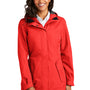 Port Authority Womens Collective Waterproof Full Zip Hooded Jacket - Pepper Red - Closeout