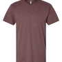 LAT Mens Fine Jersey Short Sleeve Crewneck T-Shirt - Sangria Blackout