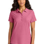 Port Authority Womens Wearever Signature Pique Short Sleeve Polo Shirt - Awareness Pink - COMING SOON