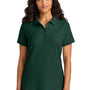 Port Authority Womens Wearever Signature Pique Short Sleeve Polo Shirt - Dark Green - COMING SOON