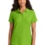Port Authority Womens Wearever Signature Pique Short Sleeve Polo Shirt - Lime Green - COMING SOON