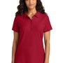Port Authority Womens Wearever Signature Pique Short Sleeve Polo Shirt - Red - COMING SOON
