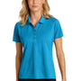 Port Authority Womens Wearever Moisture Wicking Pique Short Sleeve Polo Shirt - Parcel Blue